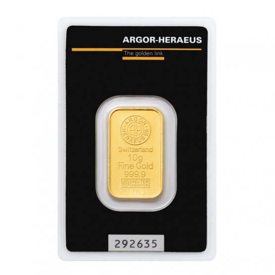 ARGOR-HERAEUS, Investiční zlato 10 g